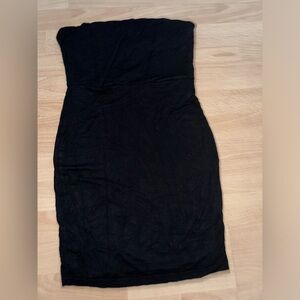 All black strapless tube dress in a size M